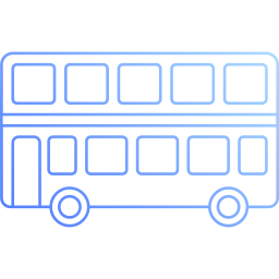 Double decker bus icon