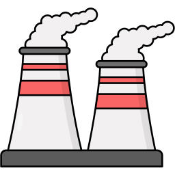 plante nucléaire Icône