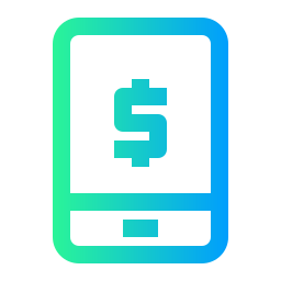 Mobile banking icon