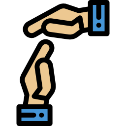 señales de mano icono