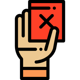 Red card icon