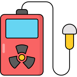 detector de radiacion icono
