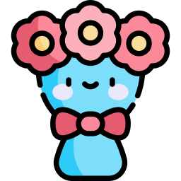 Flower bouquet icon