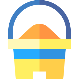 Sand bucket icon