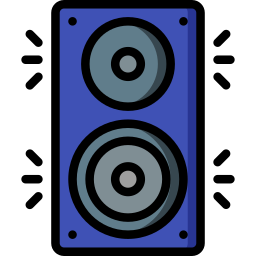 Music speaker icon