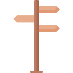 Road sign icon