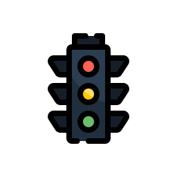 Traffic light icon