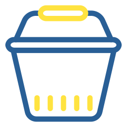 cestas de compras icono