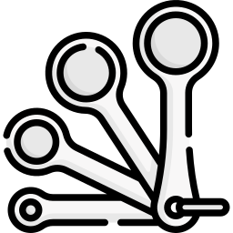 Measuring spoons icon