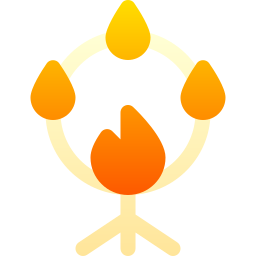 anello di fuoco icona