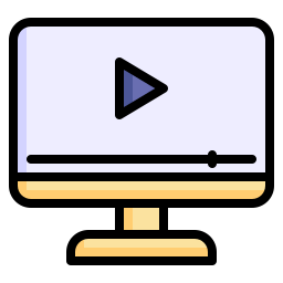 reproduce el video icono