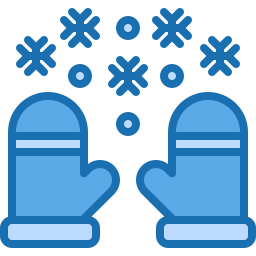 guanti invernali icona