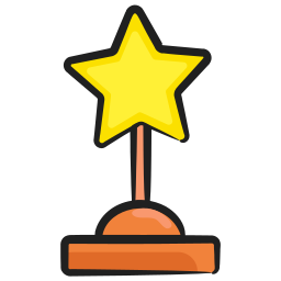 medalla estrella icono