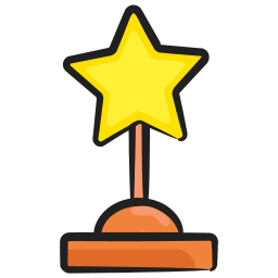 Star medal icon