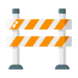 Road block icon