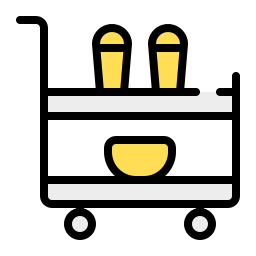 serveerwagen icoon