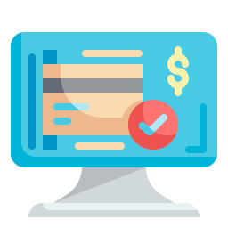 Online payment icon