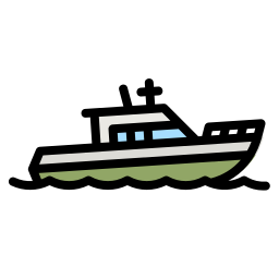 bateau de vitesse Icône