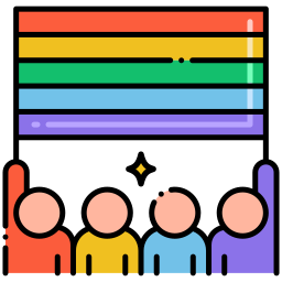 Pride parade icon