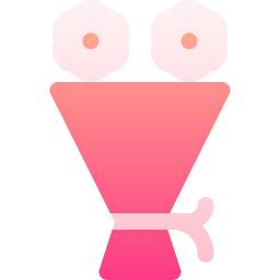 Flower bouquet icon