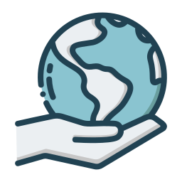 Green earth icon