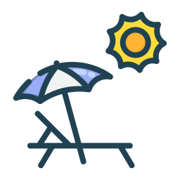 Солнечные ванны иконка