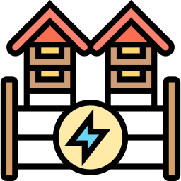 Electric fence icon