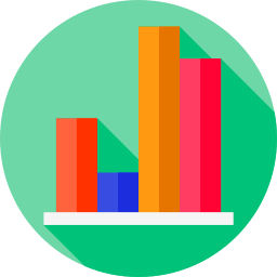 gráfico de barras Ícone