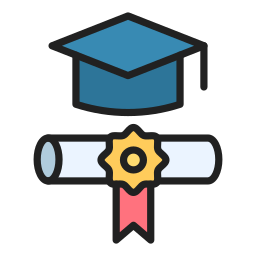 graduación icono