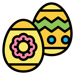œufs de pâques Icône