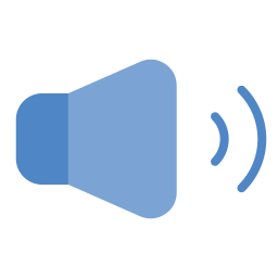altavoz de audio icono