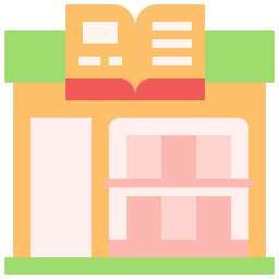 Book shop icon