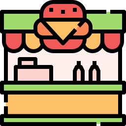 Burger bar icon