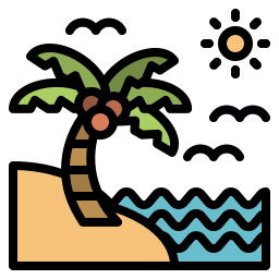 plaża ikona