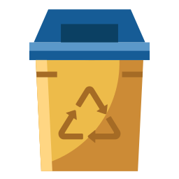 Trash bin icon