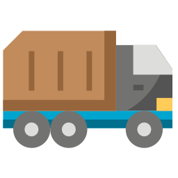 Garbage truck icon