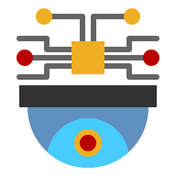 caméra de vidéosurveillance Icône