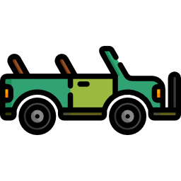 Military vehicle icon