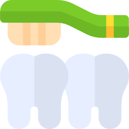 Clean tooth icon