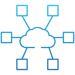 Cloud computing icon