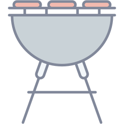 grille de barbecue Icône