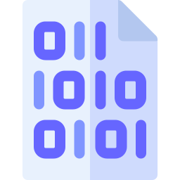 Binary code icon