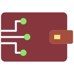 portefeuille numérique Icône