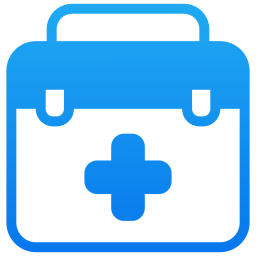 First aid kit icon