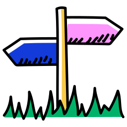 Guidepost icon