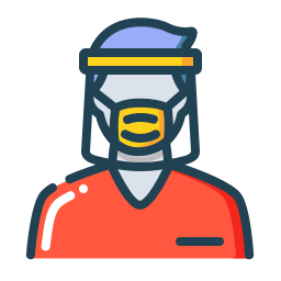 Face shield icon