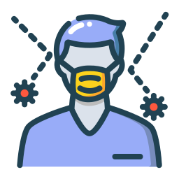 Protection mask icon