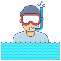 Scuba diver icon