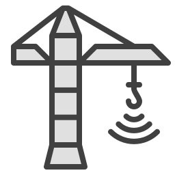 macchina da costruzione icona