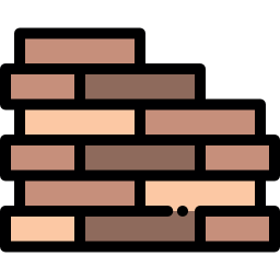 Brick wall icon